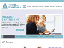 Tablet Screenshot of alabamaparalegals.net